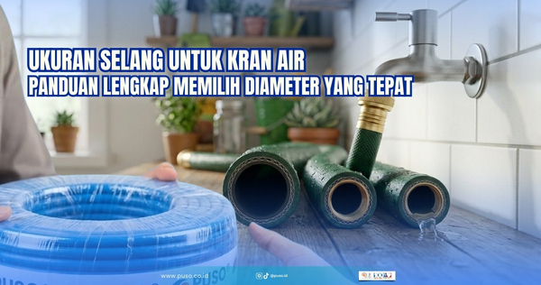Panduan Lengkap Ukuran Selang untuk Kran Air 1/2, 5/8, 3/4, 1 Inch<